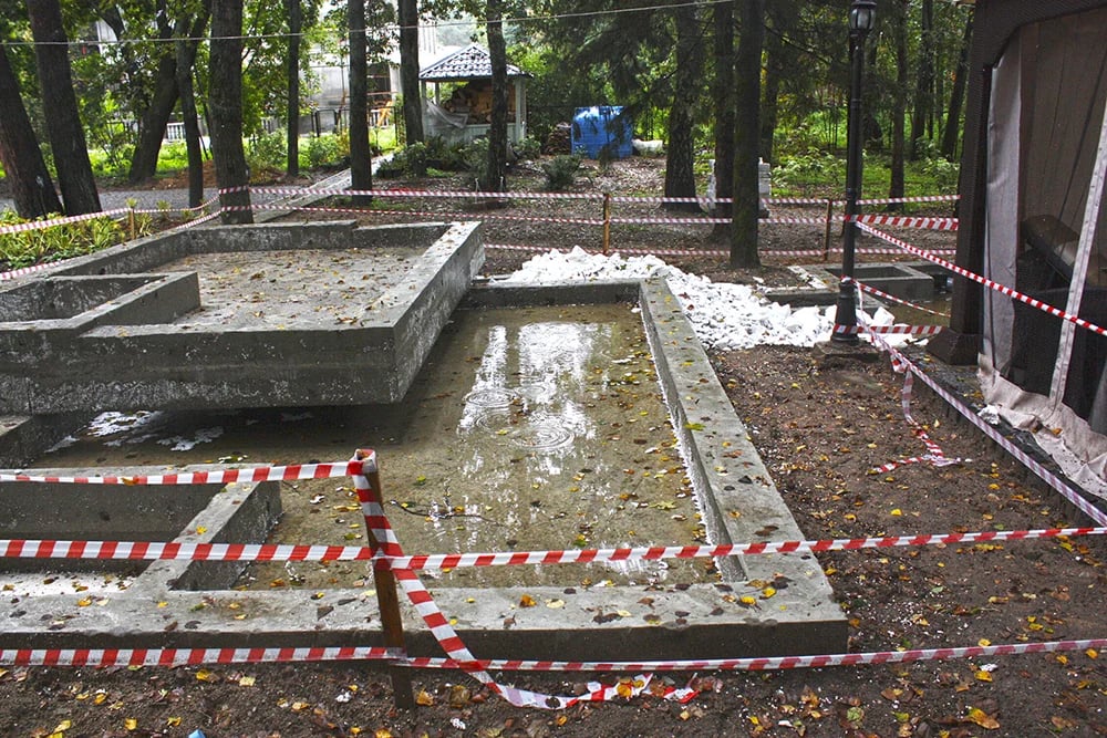 Строительство искусственного водоема в стиле Лофт