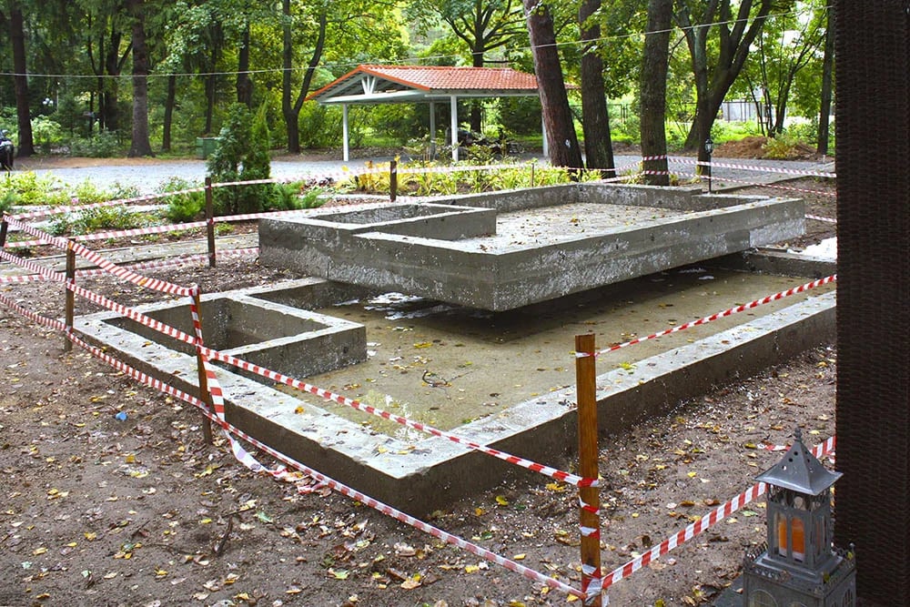 Строительство искусственного водоема в стиле Лофт
