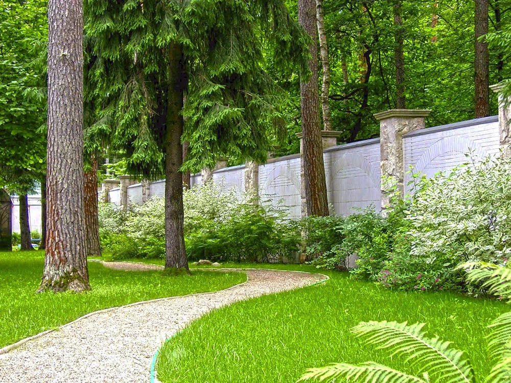 Садовая дорожка из гравия